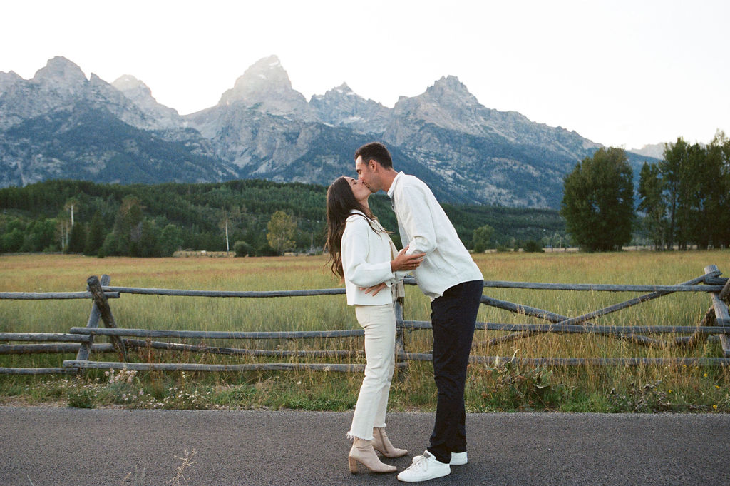 engagement photos from a destination wedding photographer in Jackson Hole