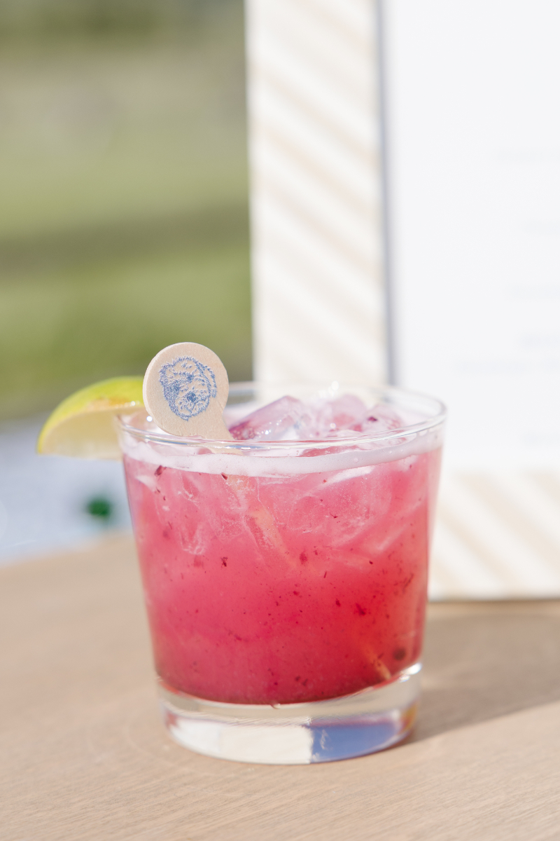 Signature cocktail for Jackson Hole wedding.
