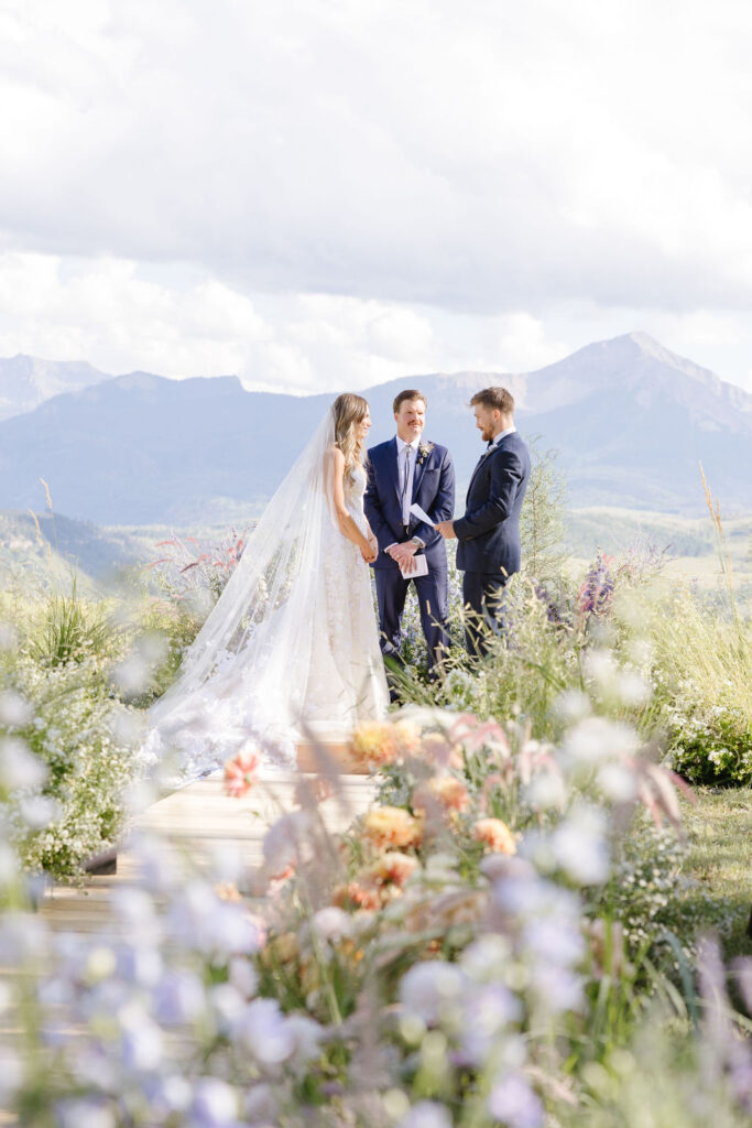 Couple exchanges vows in one of the best places to elope, Grand Teton National Park.