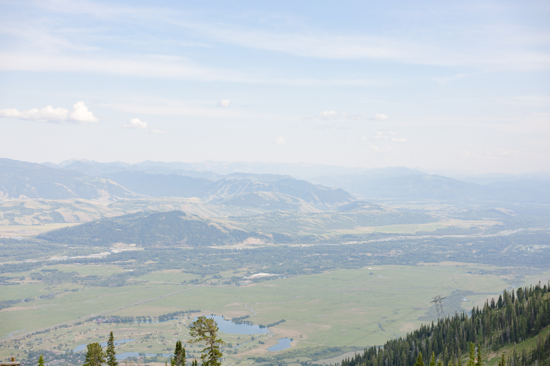 Destination wedding venue in Jackson Hole with incredible mountain views.
